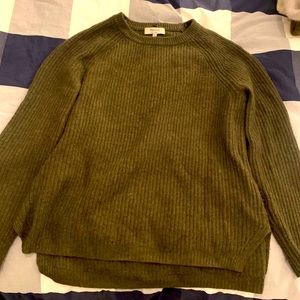 Olive green Madewell sweater